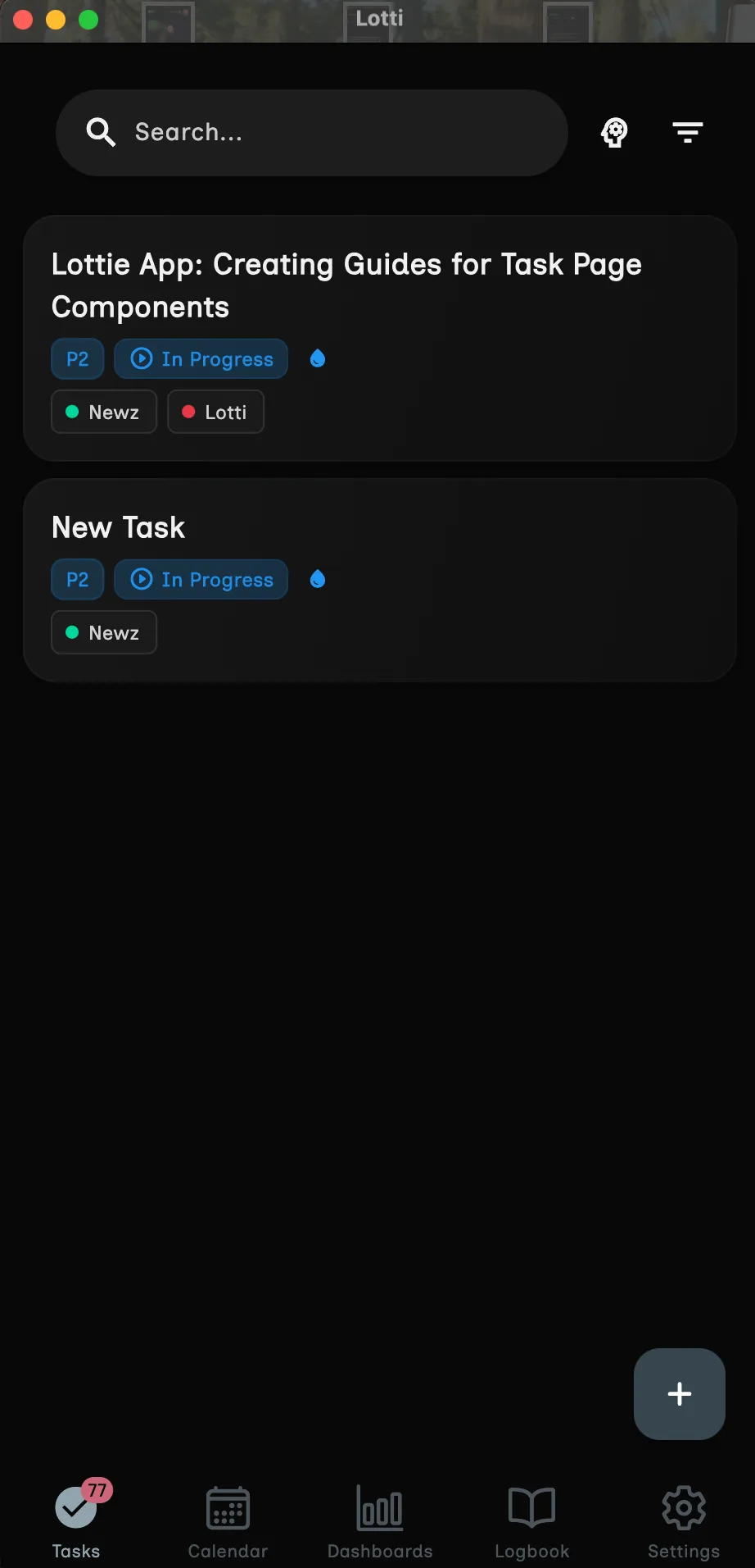 An organized task list with categories and priorities visible at a glance.
